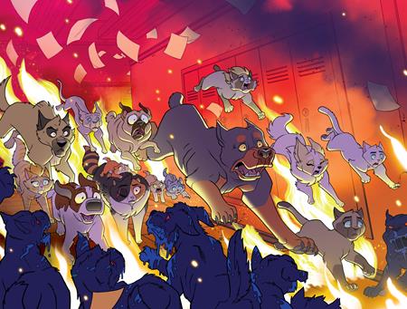 FERAL #25 CVR F MEET THE STRAY DOGS FOIL WRAPAROUND COVER (Pre-Order)