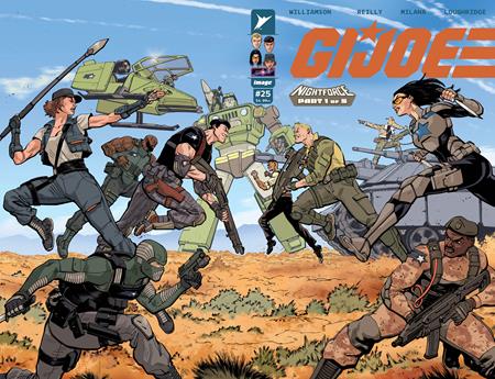 GI JOE #25 CVR A TOM REILLY WRAPAROUND VS NIGHT FORCE!