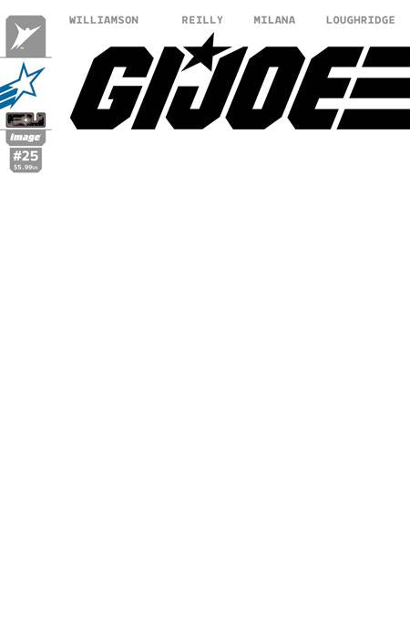 GI JOE #25 CVR G BLANK SKETCH JOE