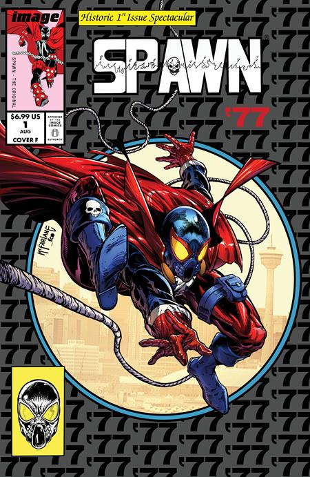 SPAWN 77 #1 (OF 3) CVR F INC 1:25 TODD MCFARLANE RETRO LOGO