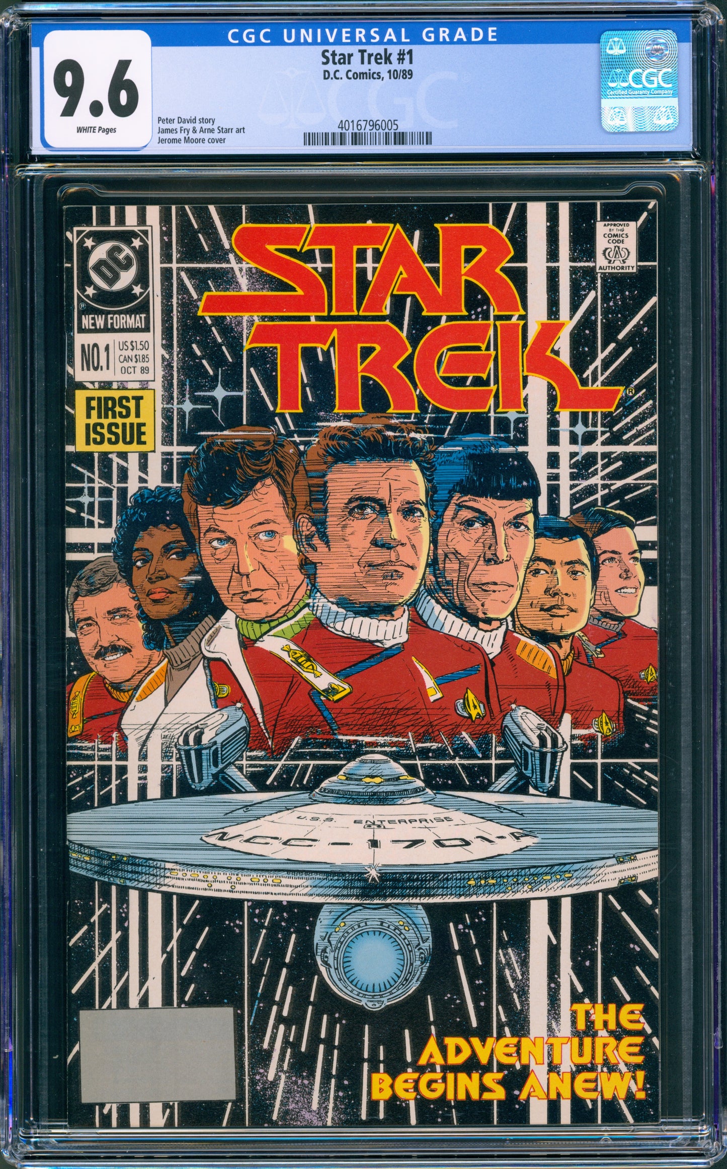 Star Trek #1 (1989) CGC 9.6