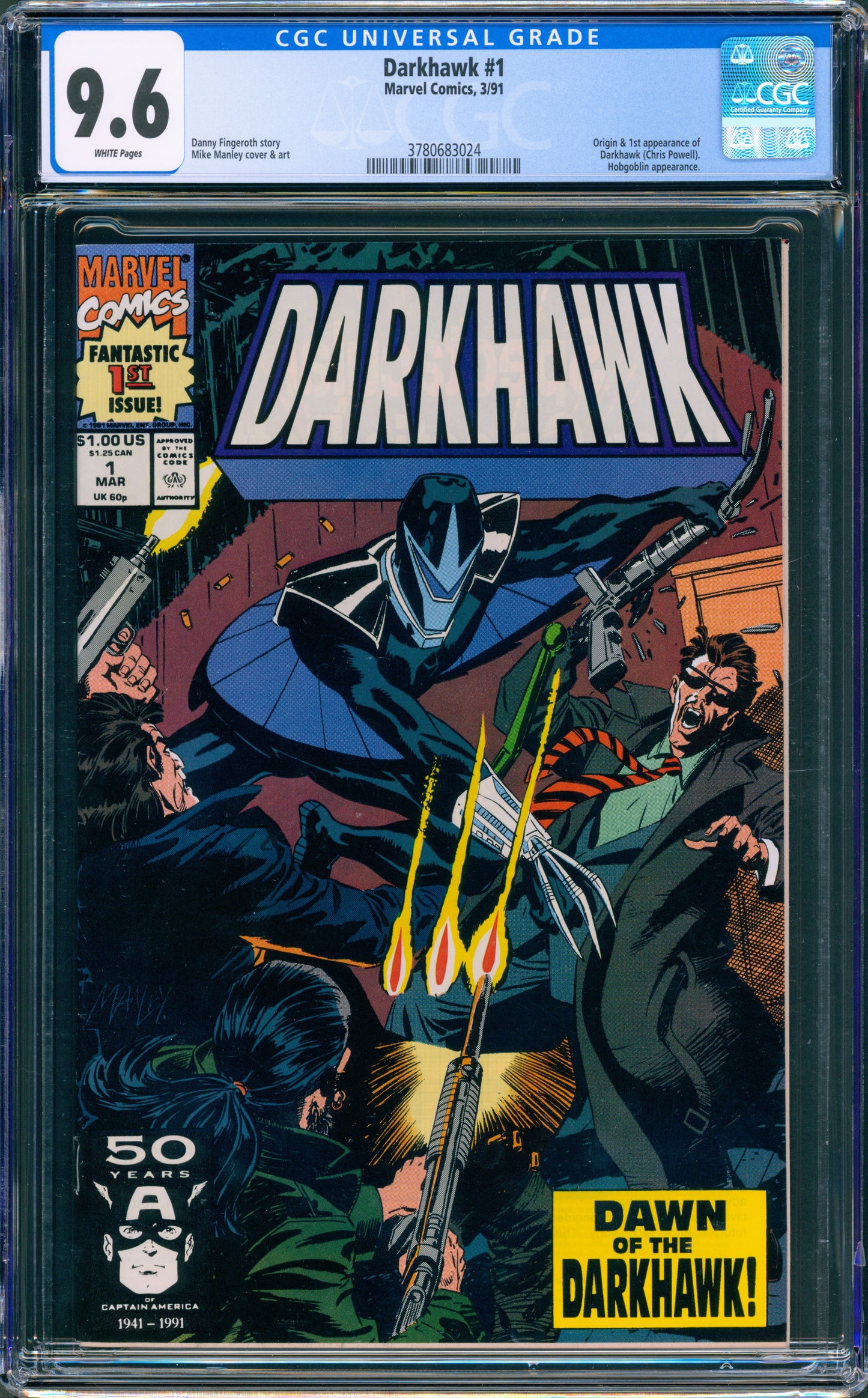 Darkhawk #1 CGC 9.6
