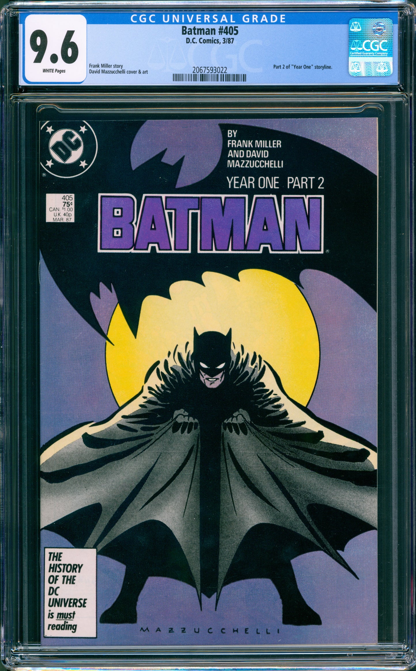 Batman #405 CGC 9.6