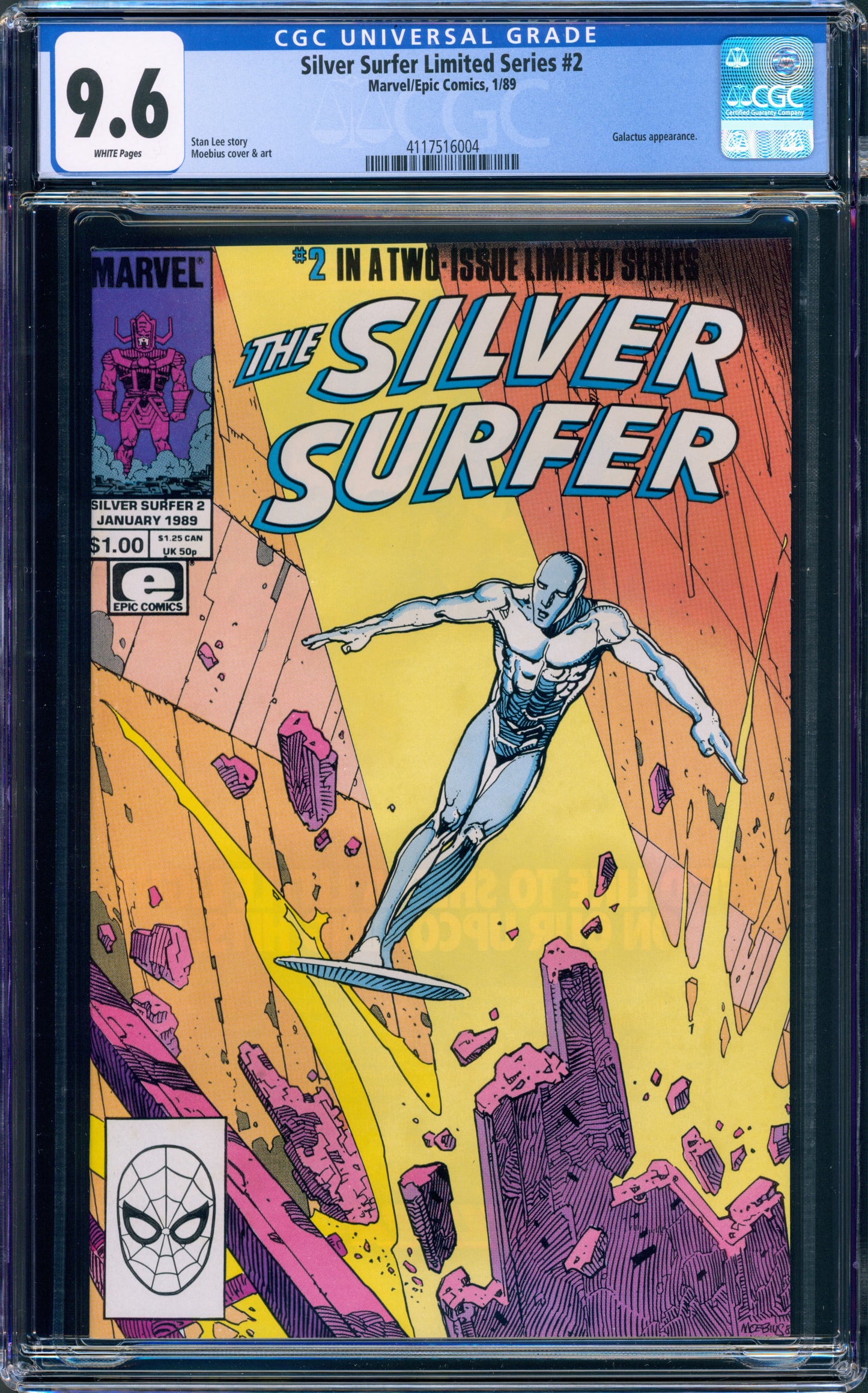 Silver Surfer Limited Series #2 CGC 9.6