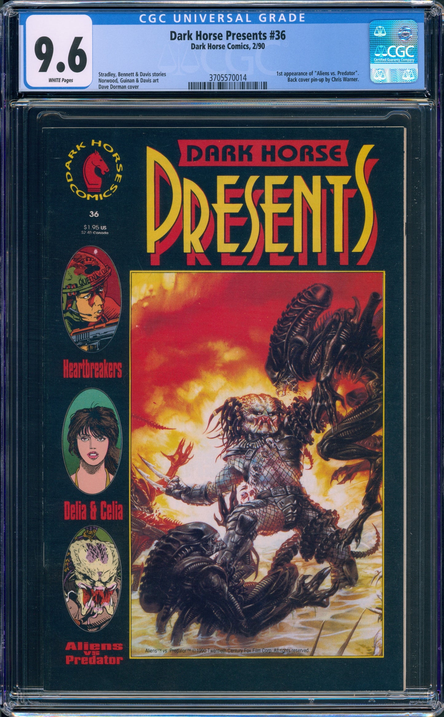 Dark Horse Presents #36 CGC 9.6