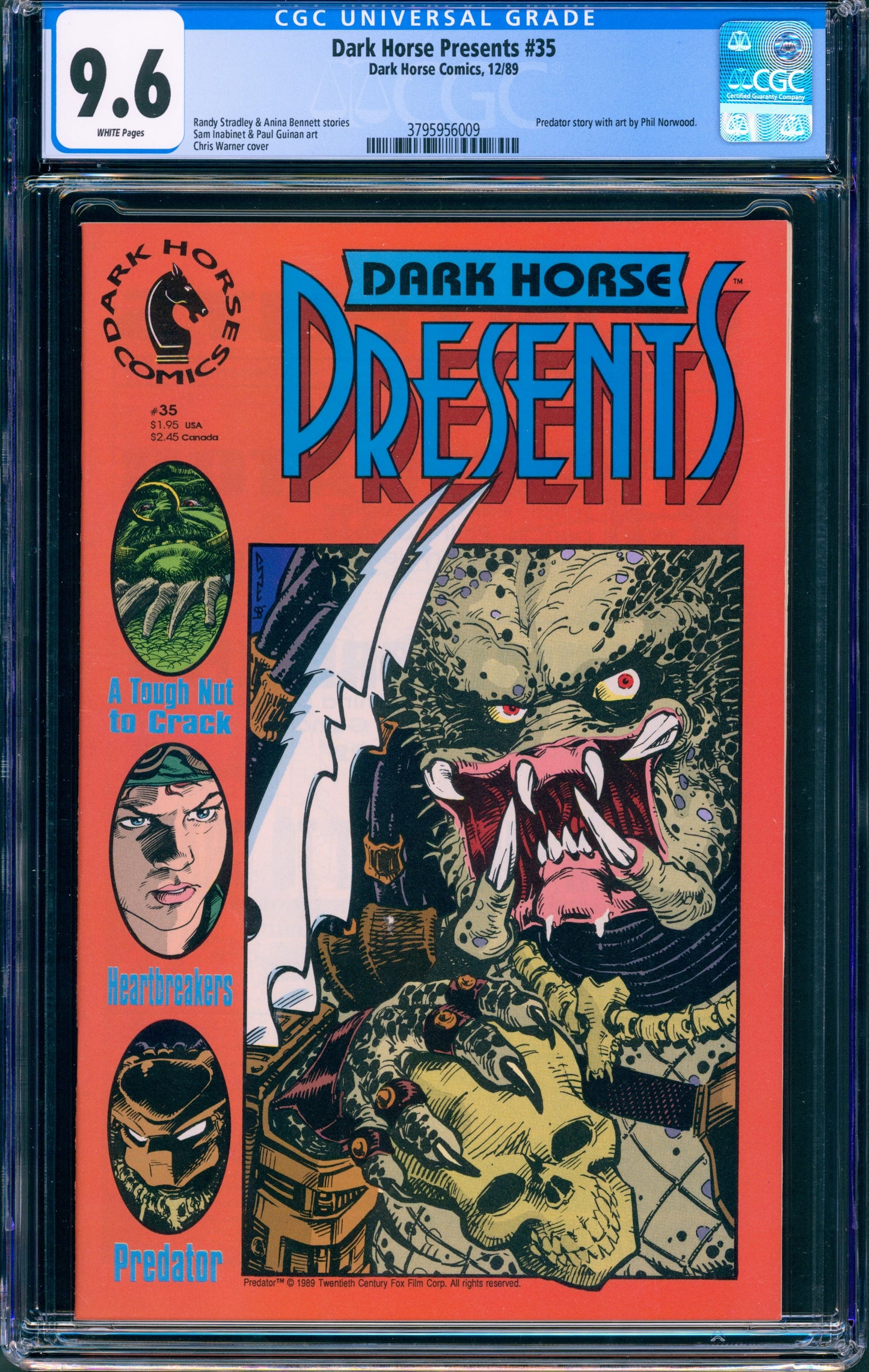 Dark Horse Presents #35 CGC 9.6