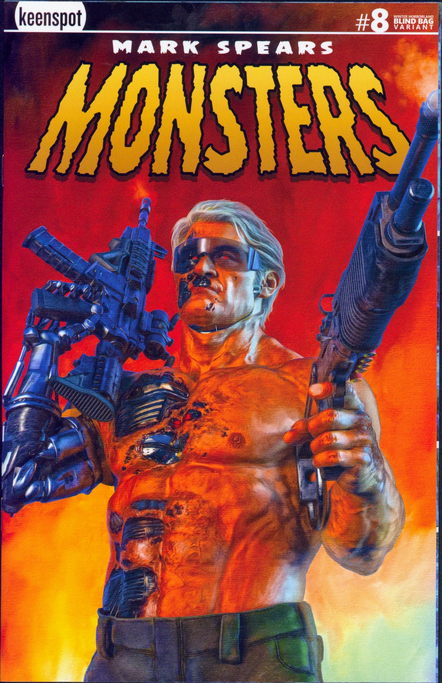 Mark Spears Monsters #8 Winter Horrorland A09 Cover