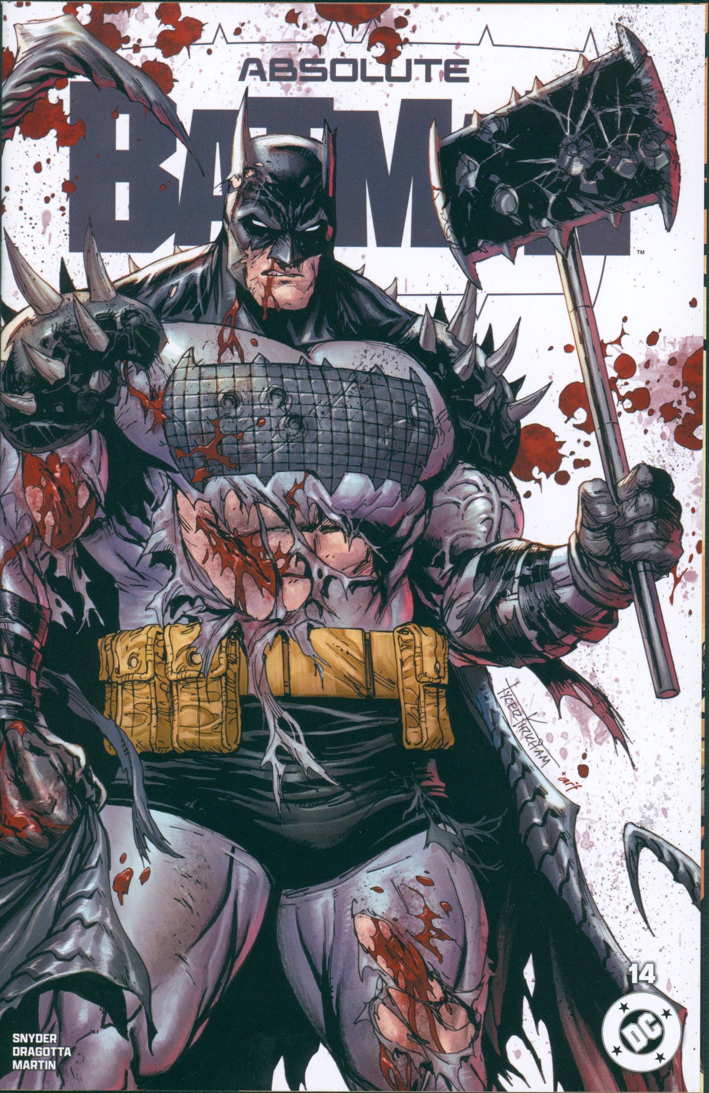 Absolute Batman #14 - Battle Damage - Trade Dress