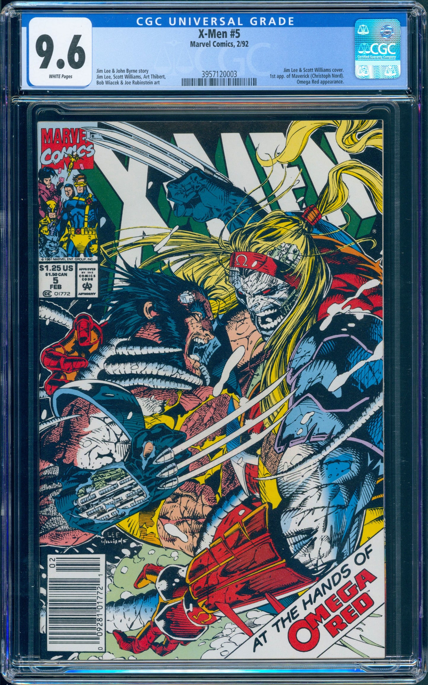 X-Men #5 CGC 9.6 Newsstand