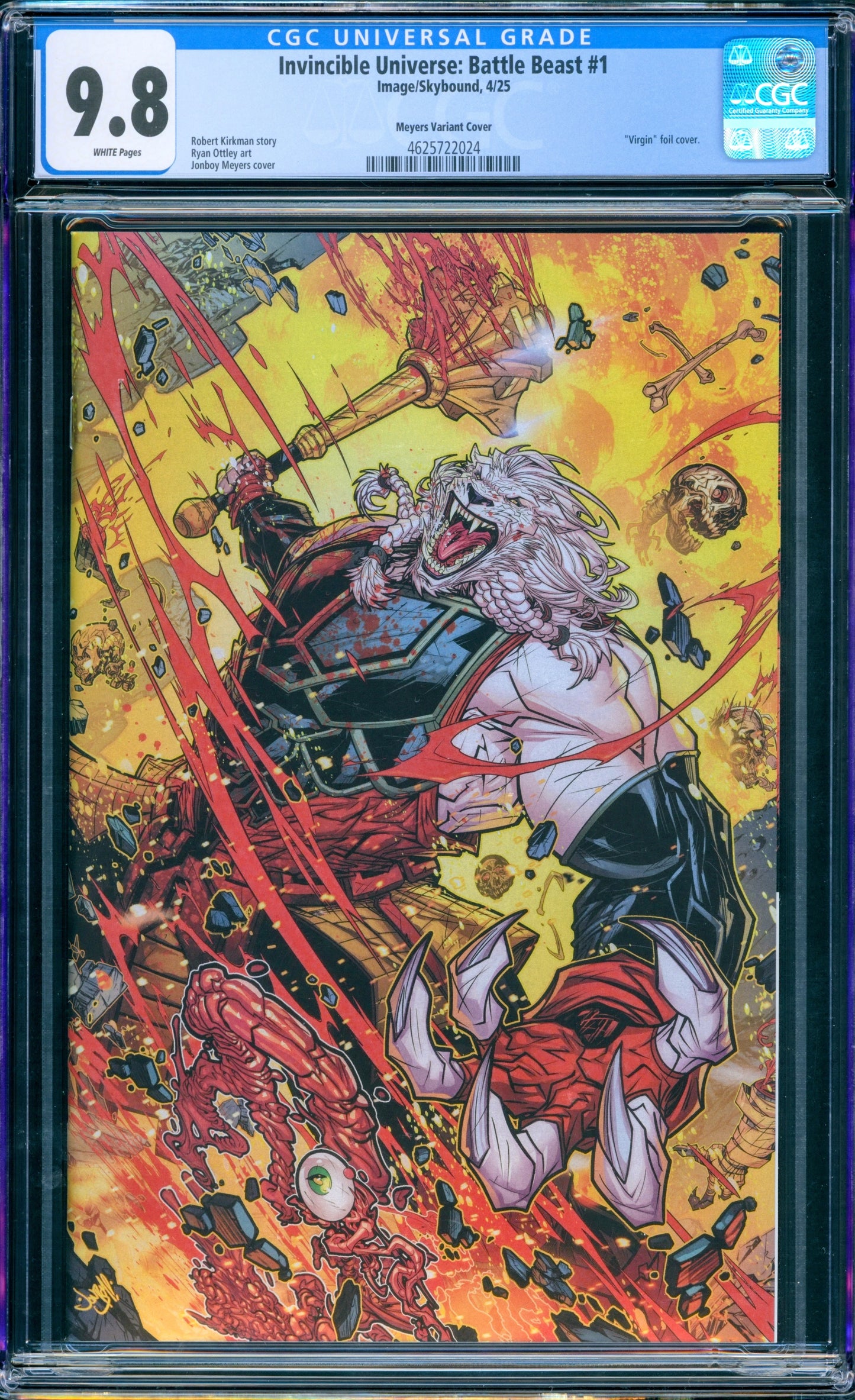 INVINCIBLE UNIVERSE: BATTLE BEAST #1 CGC 9.8 JONBOY MEYERS