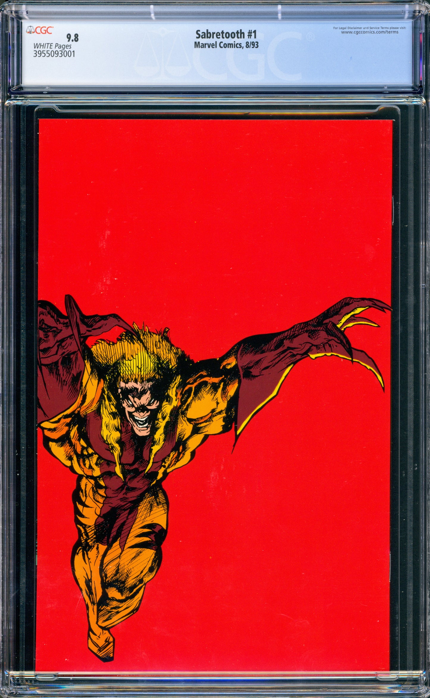 SABRETOOTH #1 CGC 9.8
