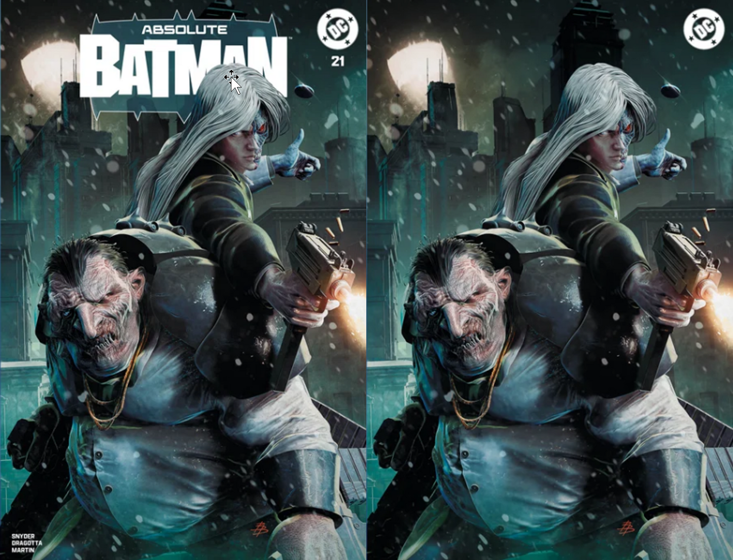 ABSOLUTE BATMAN #21 SET OF 2 - BJORN BARENDS TRADE 1000 / VIRGIN 1000