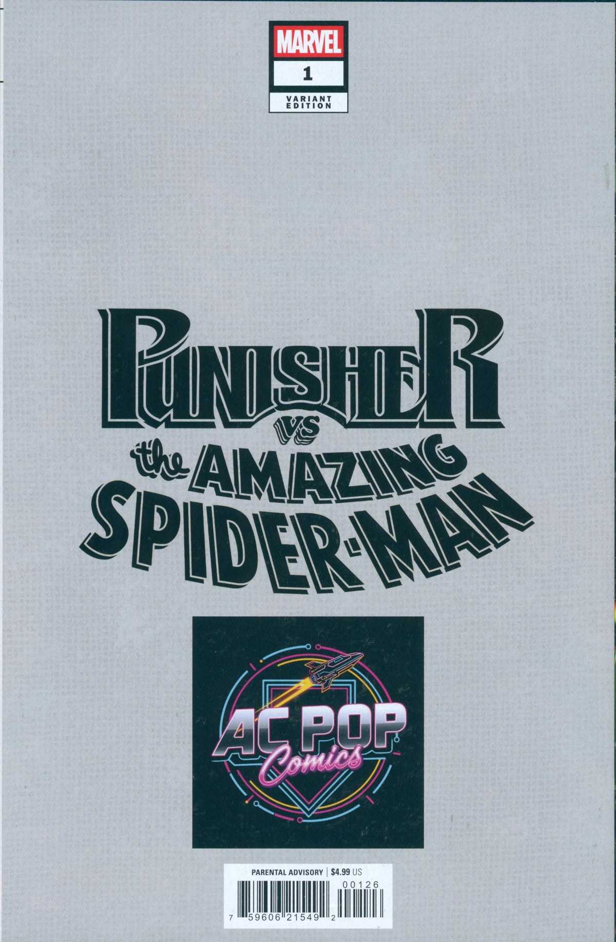 PUNISHER VS SPIDER-MAN #1 VIRGIN **SIGNED** JOHN GIANG SDCC EXCLUSIVE