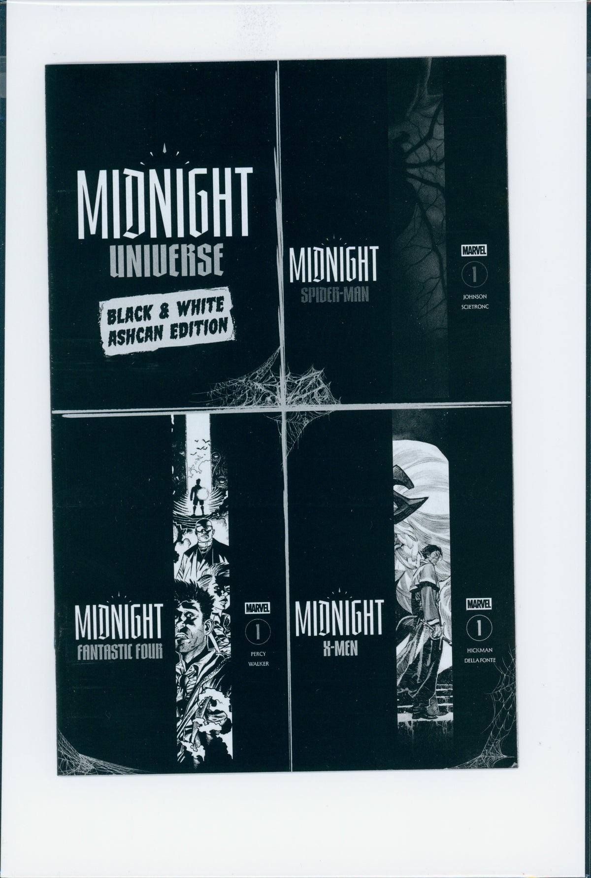 MIDNIGHT UNIVERSE BLACK & WHITE ASHCAN EDITION #1 RETAIL PROMO