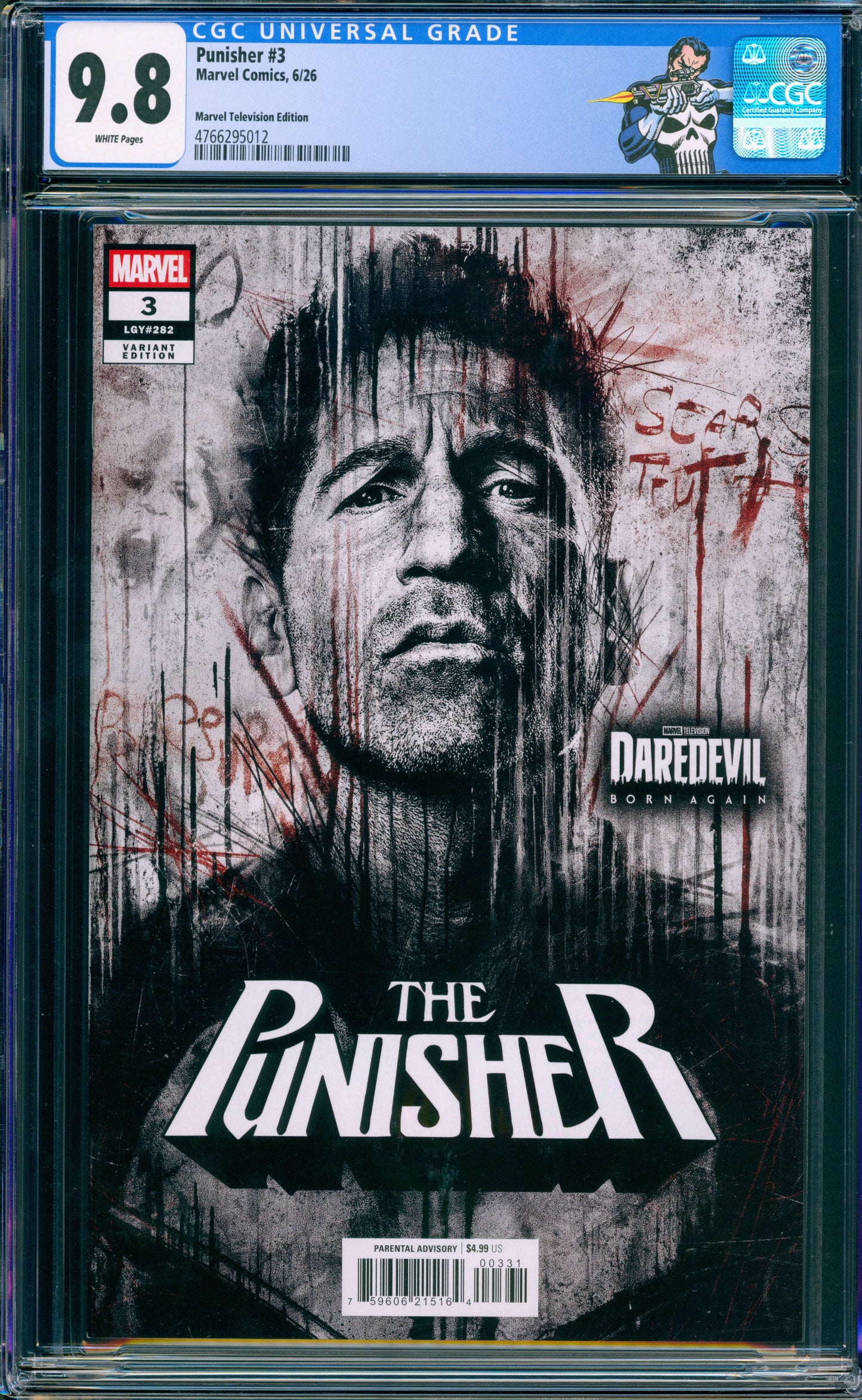 PUNISHER #3 CGC 9.8 1ST PRINT JON BERNTHAL CUSTOM LABEL