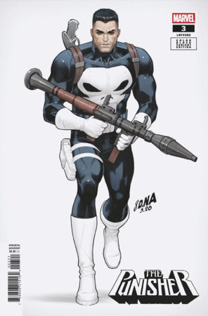 PUNISHER #3 DAVID NAKAYAMA COLOR BLOCK WHITE VARIANT (Pre-Order)