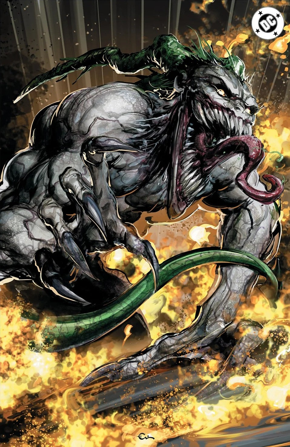 ABSOLUTE BATMAN #19 JOKER CLAYTON CRAIN FULL ART