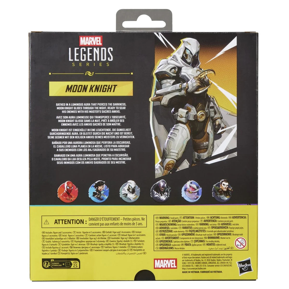 MARVEL LEGENDS SERIES MARVEL RIVALS MOON KNIGHT 6-INCH ACTION FIGURE - PRESALE 8/0