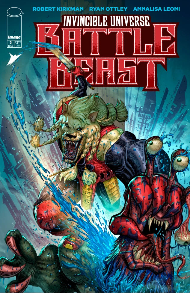 INVINCIBLE BATTLE BEAST #3 TRADE DRESS CHRIS MARCHMAN LTD 1000