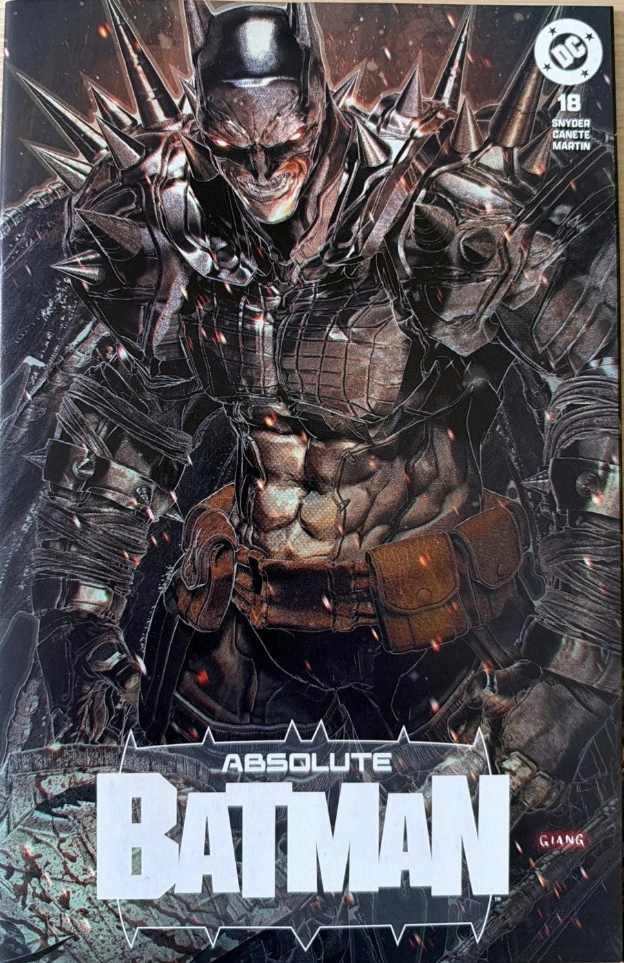 ABSOLUTE BATMAN #18 TRADE DRESS JOHN GIANG MEGAGON LTD 3000