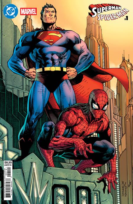 DC MARVEL SUPERMAN SPIDER-MAN #1 (ONE SHOT) CVR B JIM LEE