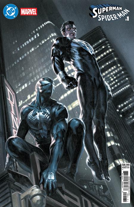 DC MARVEL SUPERMAN SPIDER-MAN #1 (ONE SHOT) CVR G GABRIELE DELL OTTO SUPERMAN BLACK & SPIDER-MAN BLACK