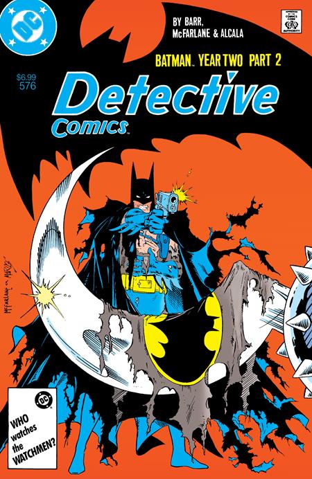 DETECTIVE COMICS #576 FACSIMILE EDITION CVR C TODD MCFARLANE FOIL (YEAR TWO PART 2 OF 4)