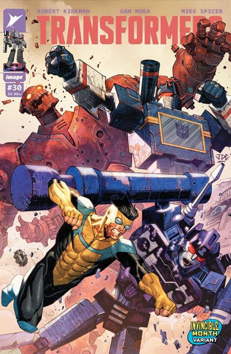 TRANSFORMERS #30 CVR F JOSH CASSARA INVINCIBLE TEAM UP