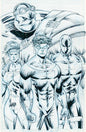 YOUNGBLOOD #5 CVR H ROB LIEFELD INVINCIBLE TEAM UP B&W VAR (Pre-Order)