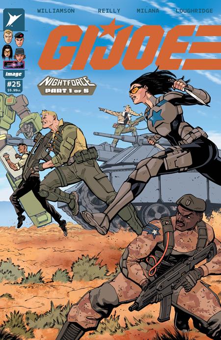 GI JOE #25 CVR A TOM REILLY WRAPAROUND VS NIGHT FORCE!