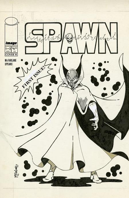 SPAWN 77 #1 (OF 3) CVR H INC 1:100 TODD MCFARLANE ORIGINAL 1977