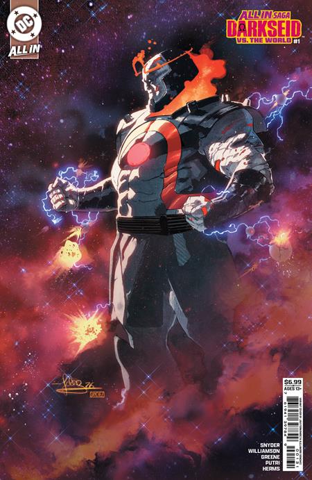 DC ALL IN SAGA DARKSEID VS THE WORLD #1 JAVI FERNANDEZ (Pre-Order)
