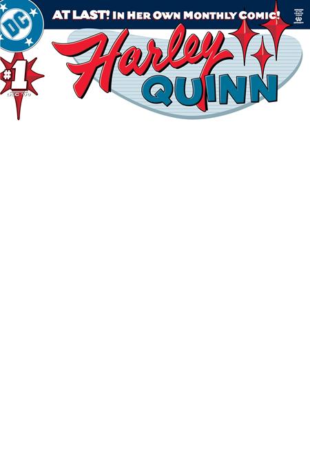 HARLEY QUINN #1 FACSIMILE EDITION CVR B BLANK (Pre-Order)