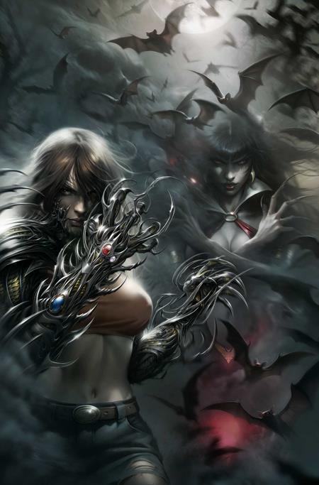 VAMPIRELLA X WITCHBLADE SPECIAL #1 FOIL VIRGIN FRANCESCO MATTINA (Pre-Order)