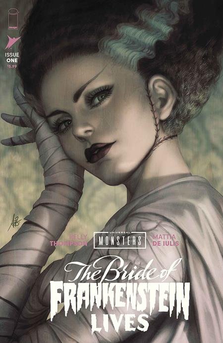 UNIVERSAL MONSTERS THE BRIDE OF FRANKENSTEIN LIVES #1 STANLEY ARTGERM LAU FOIL VAR (Pre-Order)