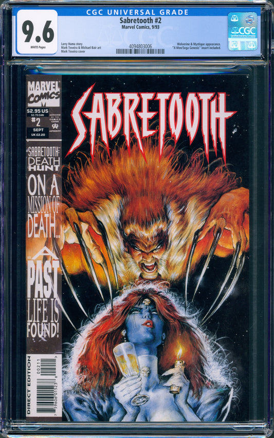Sabretooth #2 CGC 9.6
