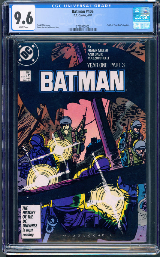 Batman #406 CGC 9.6