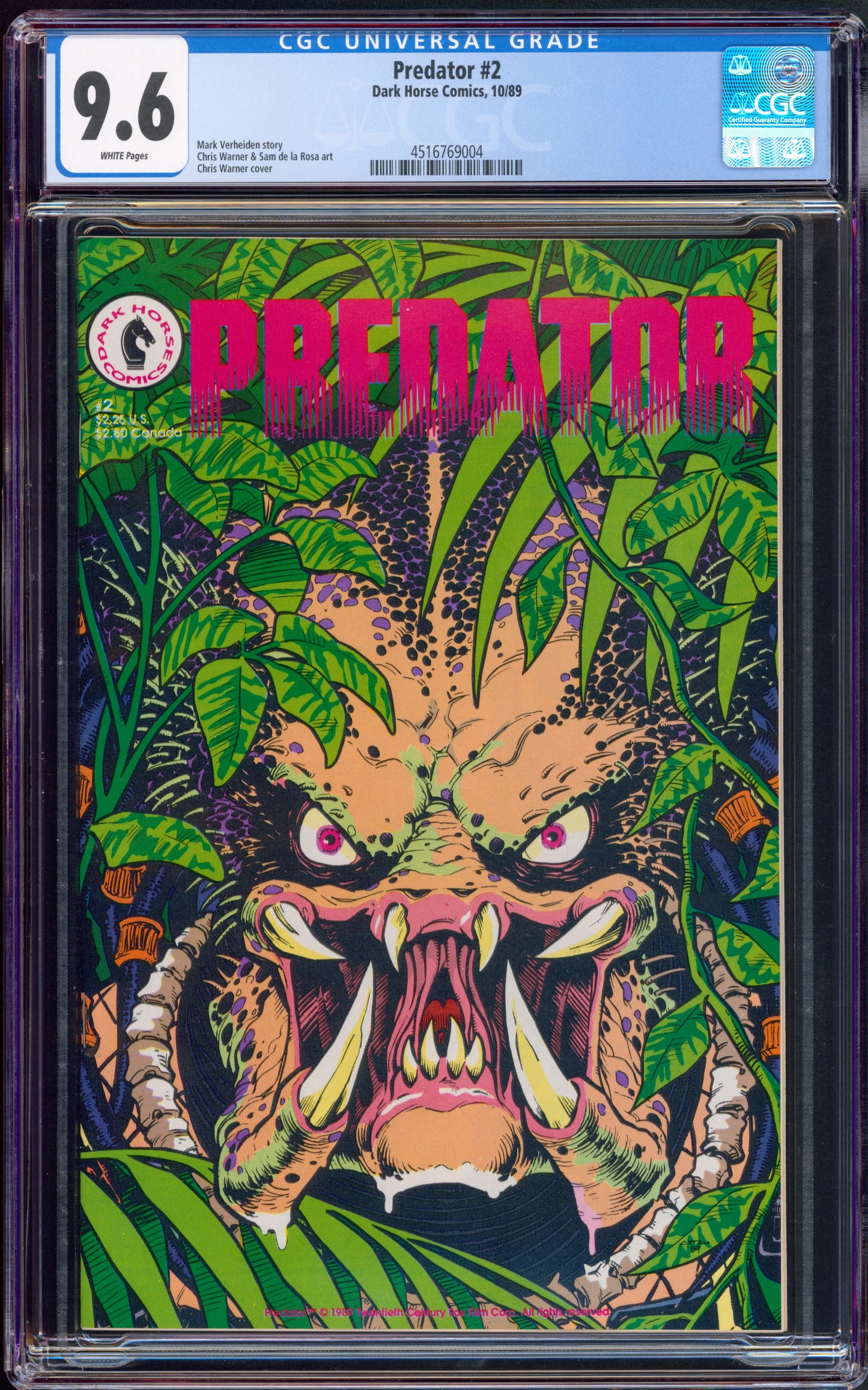 Predator #2 CGC 9.6