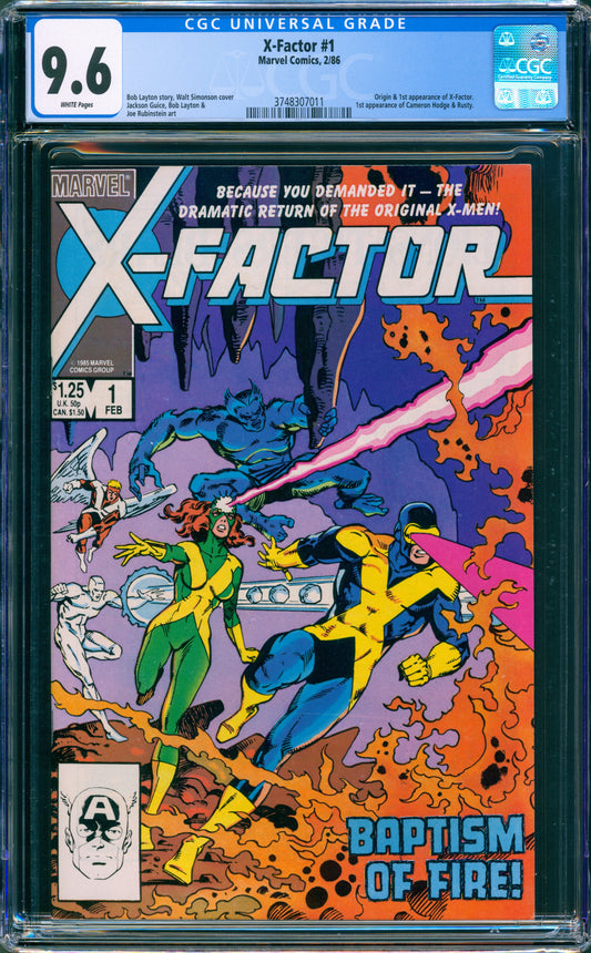 X-Factor #1 CGC 9.6
