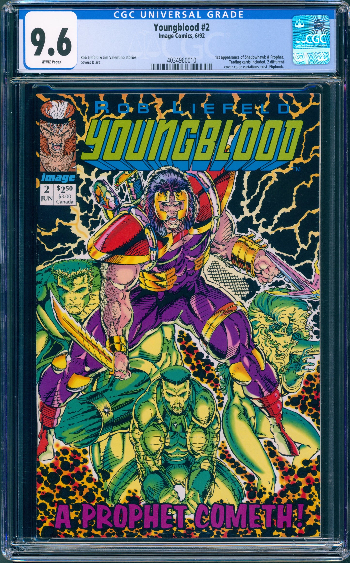 Youngblood #2 CGC 9.6