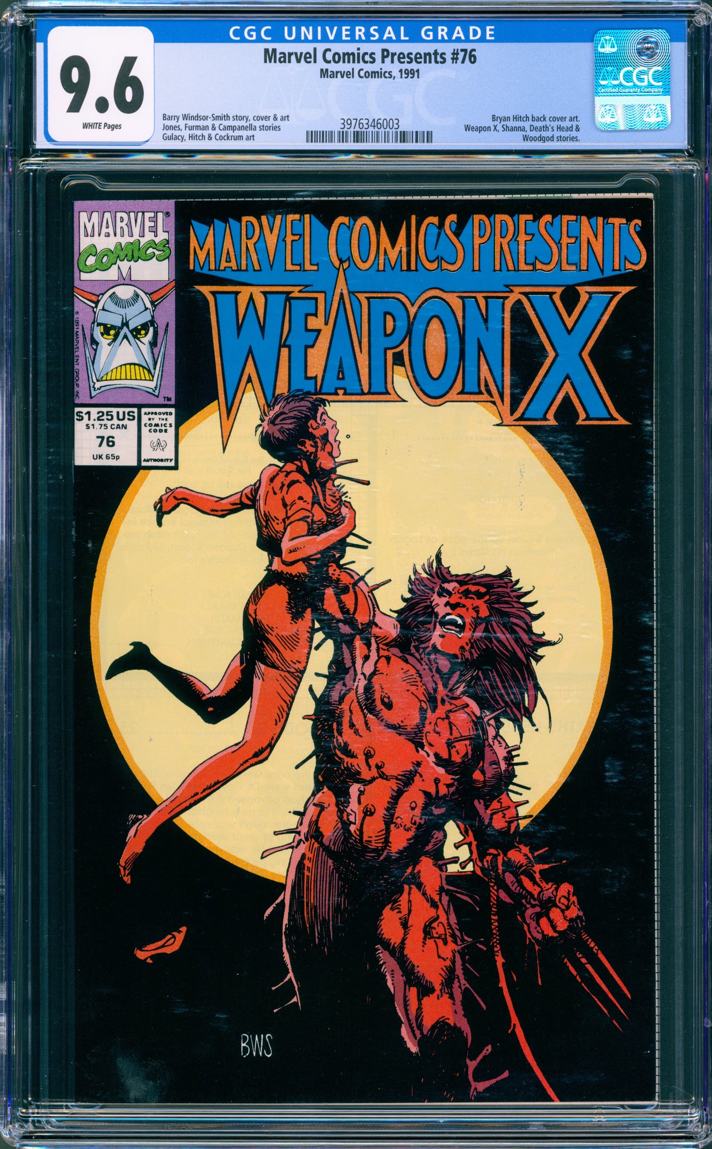 Marvel Comics Presents #76 CGC 9.6