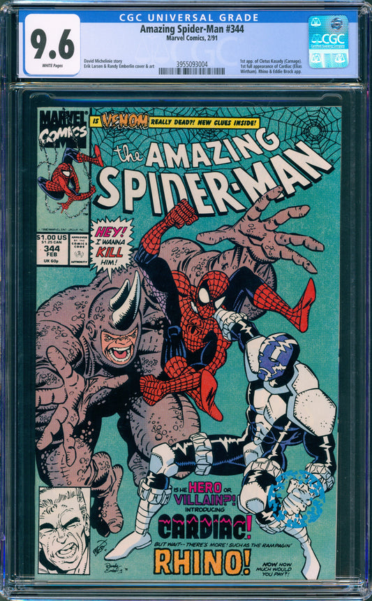 Amazing Spider-Man #344 CGC 9.6