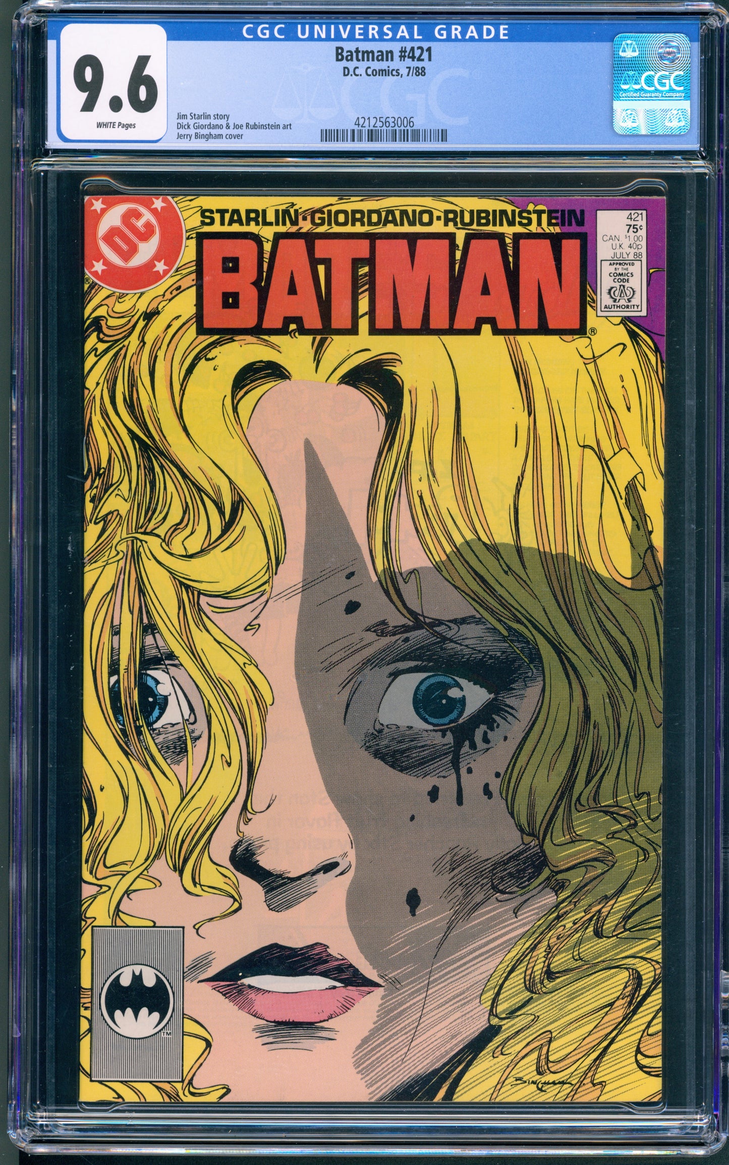 Batman #421 CGC 9.6