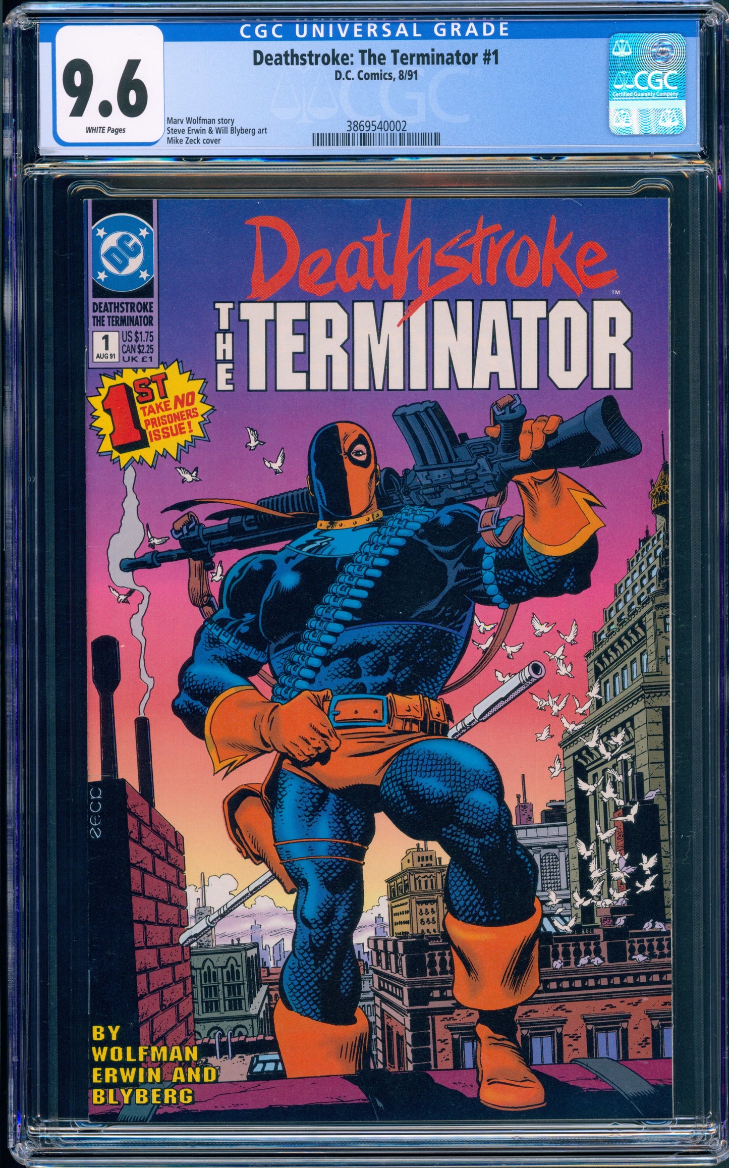 Deathstroke the Terminator #1 CGC 9.6