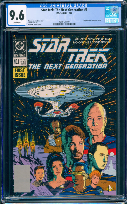 Star Trek The Next Generation #1 (1989) CGC 9.6