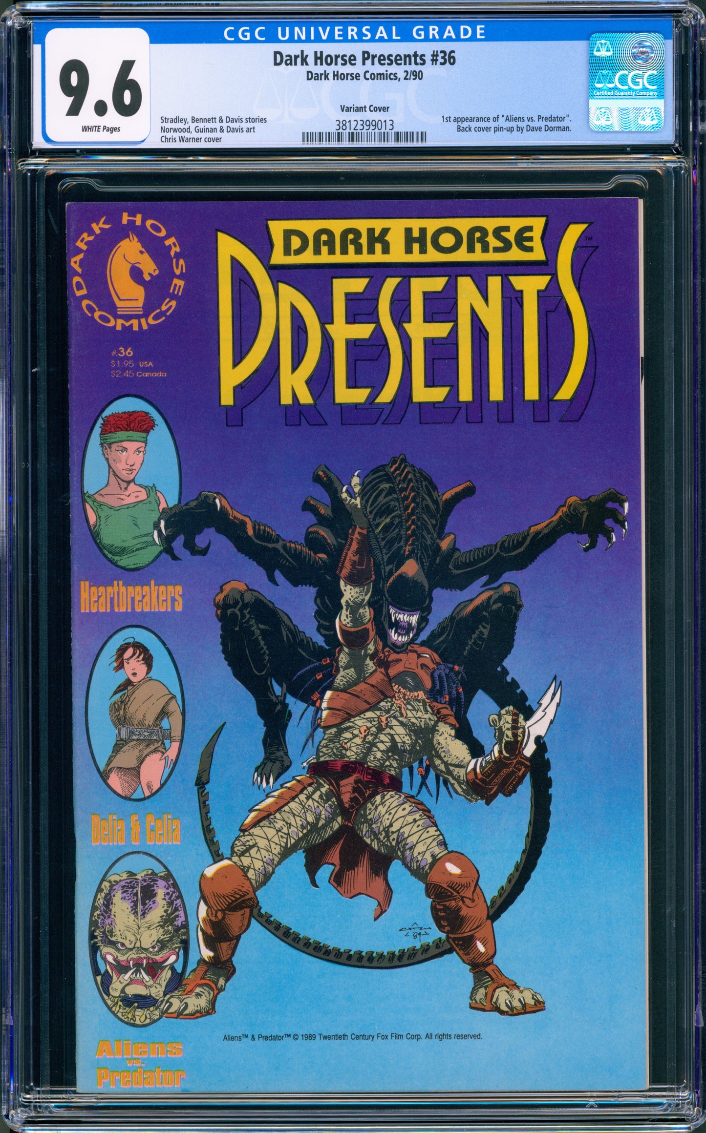 Dark Horse Presents #36 CGC 9.6