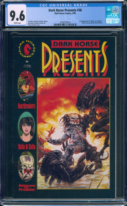 Dark Horse Presents #36 CGC 9.6