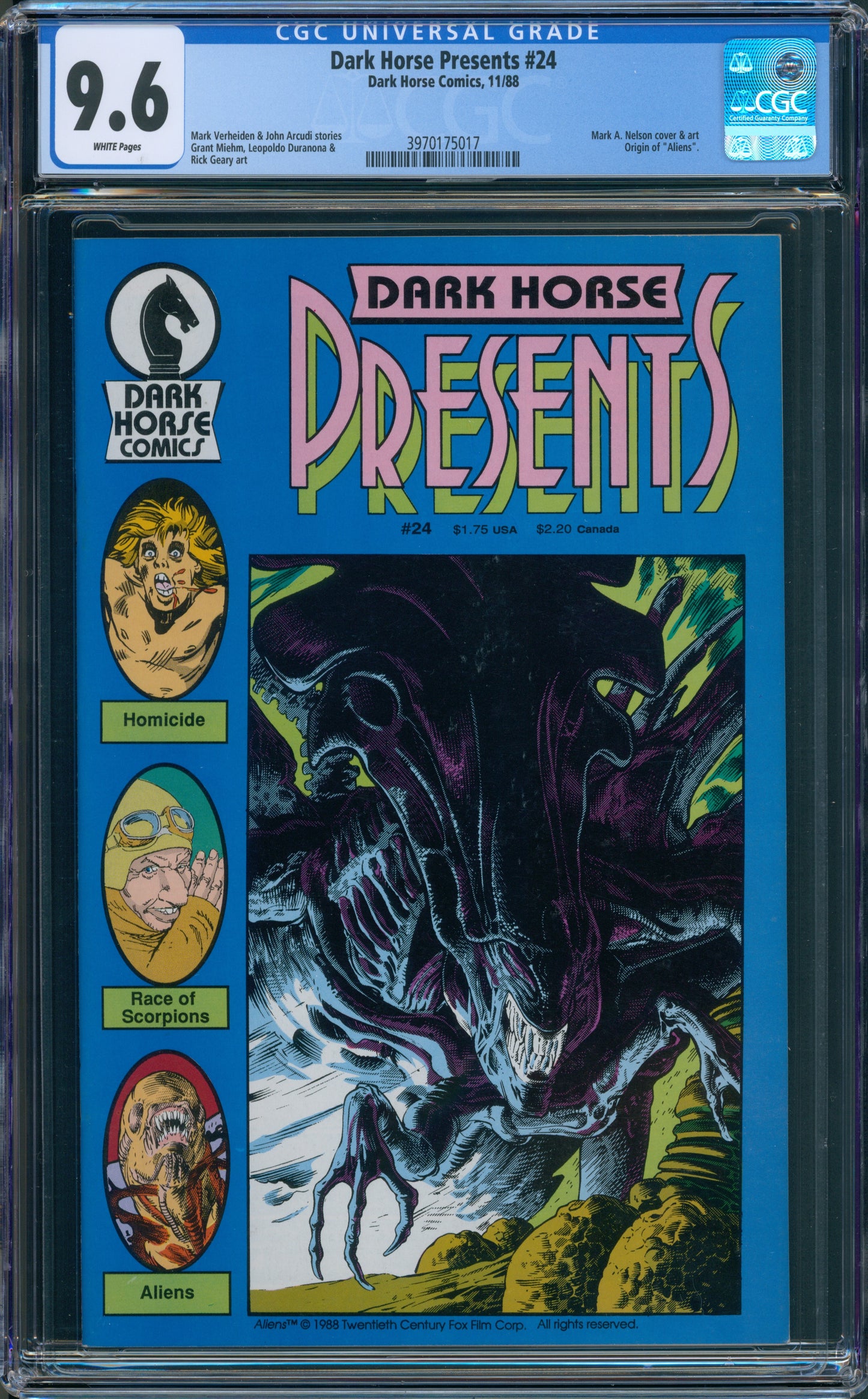 Dark Horse Presents #24 CGC 9.6