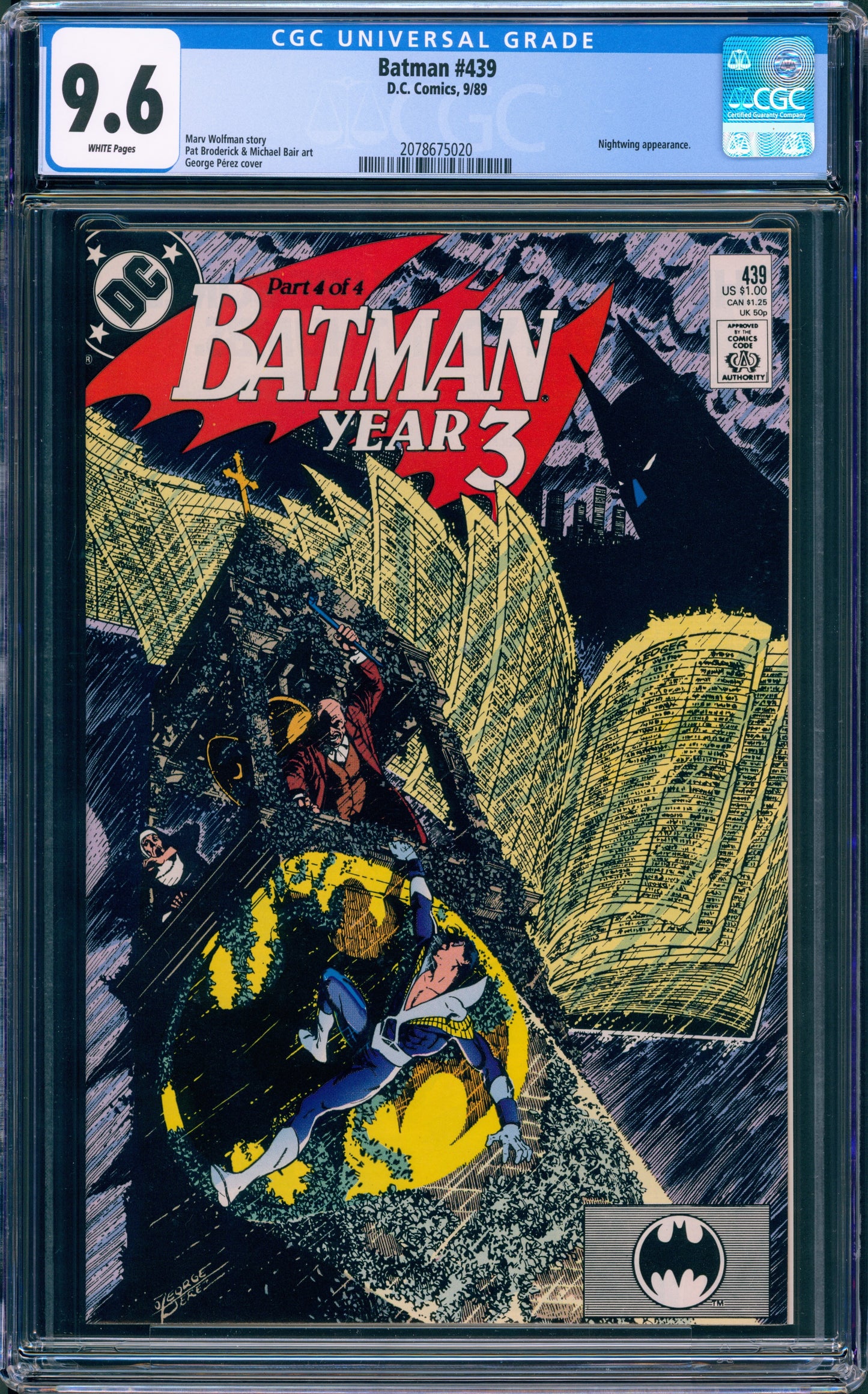Batman #439 CGC 9.6