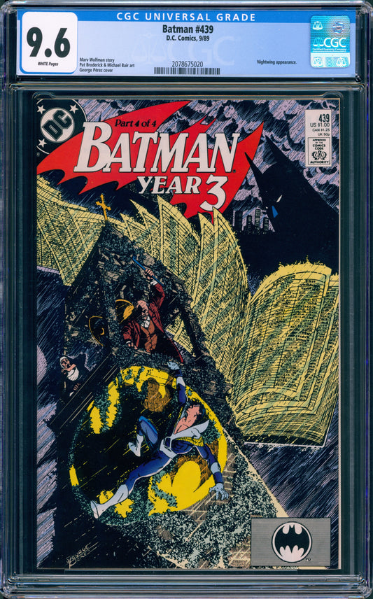 Batman #439 CGC 9.6